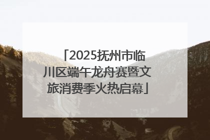 2025抚州市临川区端午龙舟赛暨文旅消费季火热启幕