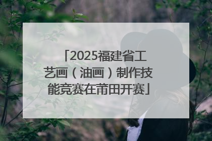 2025福建省工艺画（油画）制作技能竞赛在莆田开赛